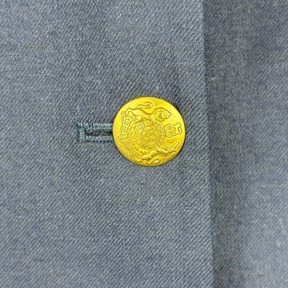 J Crew Women’s Schoolboy Navy Blazer with Gold button detail Fully Lined - Picture 9 of 15